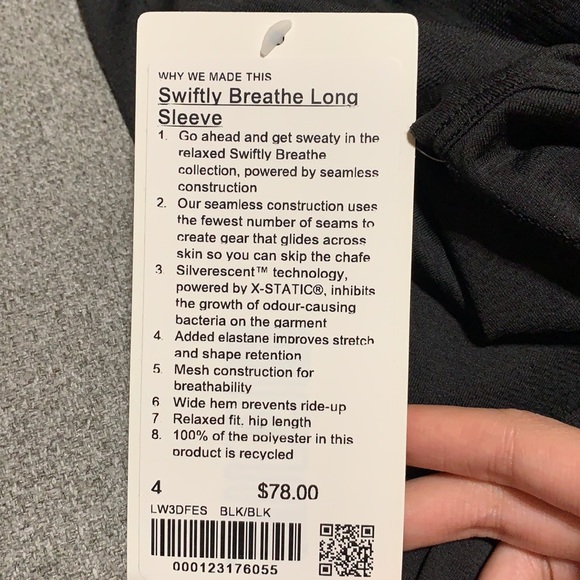 Lululemon Swiftly Breathe Long Sleeve - Picture 2 of 4